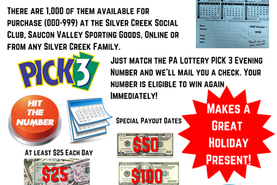 Silver Creek A.A. Lucky Lottery