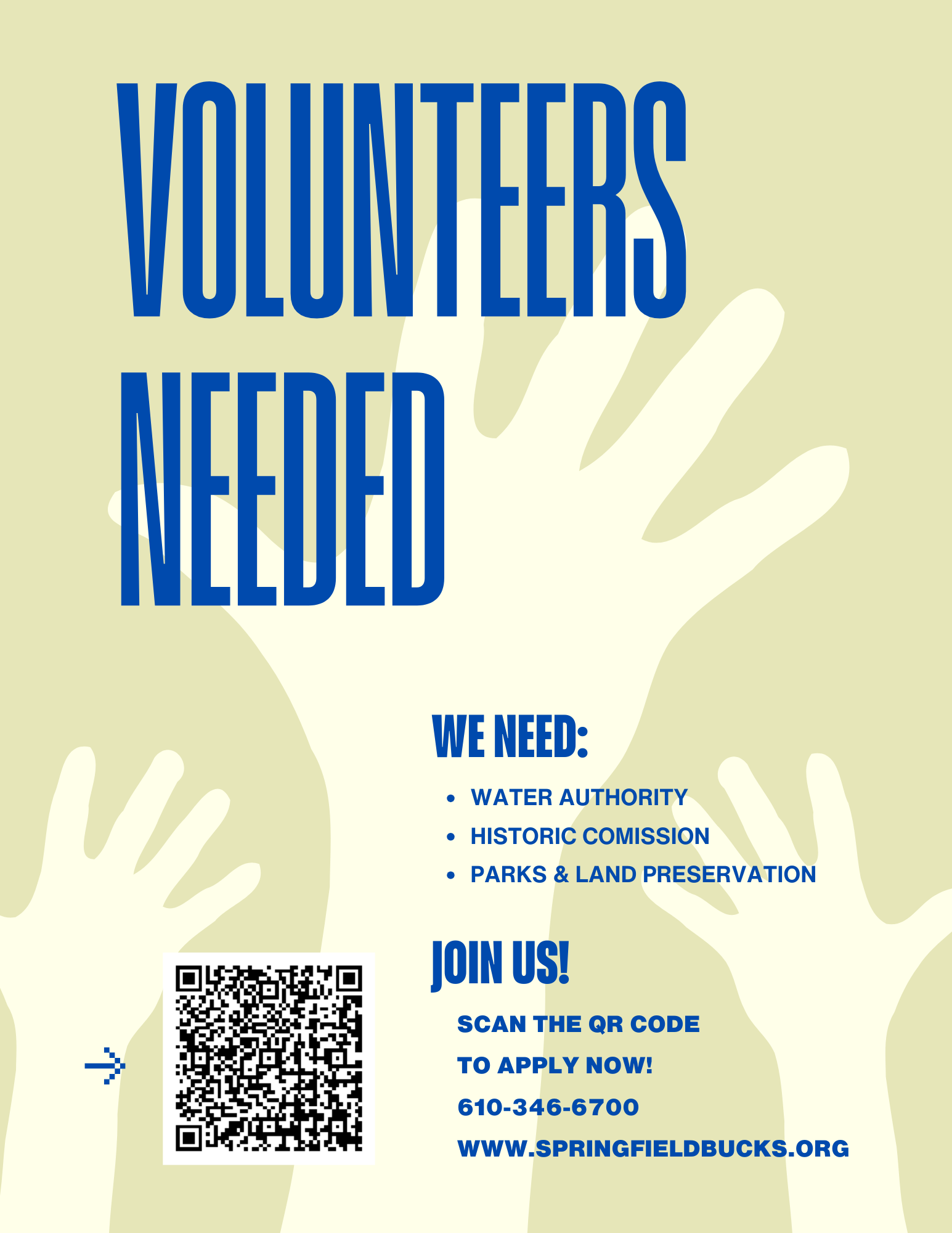 Springfield Township Seeking Volunteer Board & Commission Members