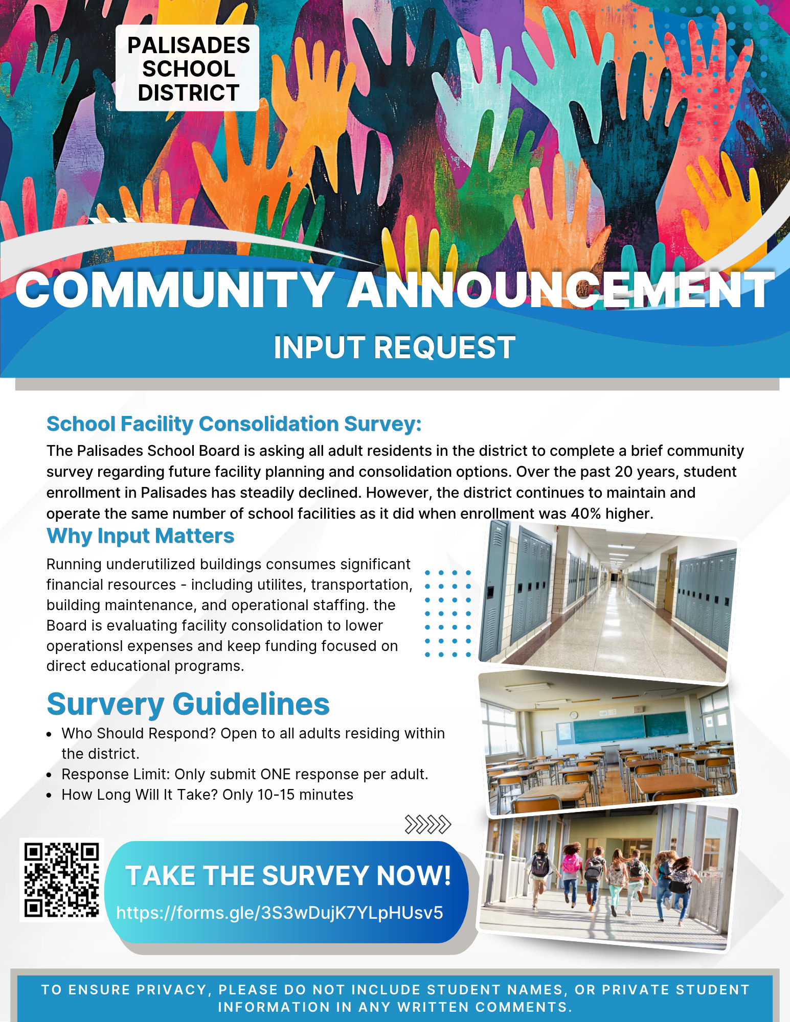 Palisades School District Survey