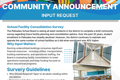 Palisades School District Survey