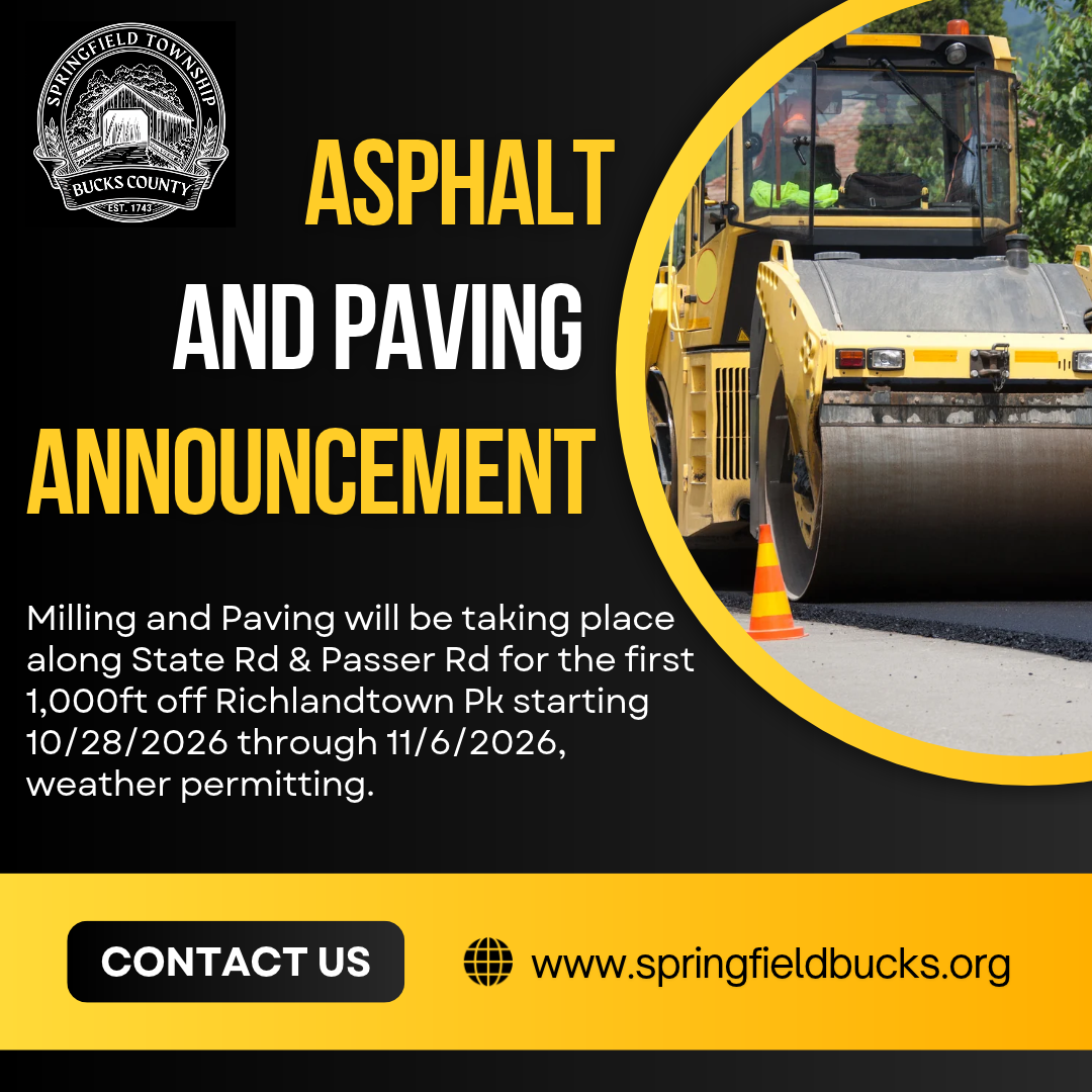 Road Milling and Paving Notice: Cooks Creek Development Area